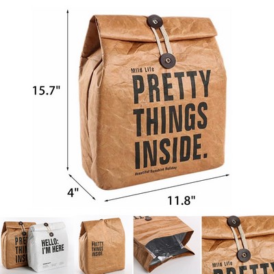 Durable and Stylish Waterproof Lunch Bag for On-the-Go Meals