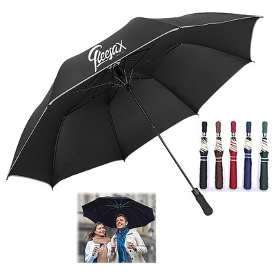 58" Auto Open Two Folded Golf Umbrella