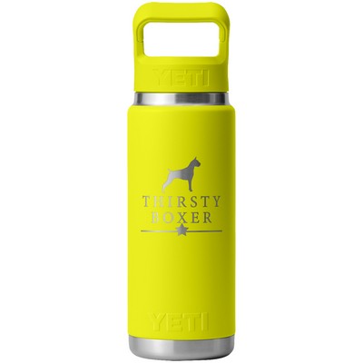 YETI® Rambler® 26 Oz Bottle With Color-Matched Straw Cap