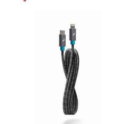 Nimble POWERKNIT Cable USB-C to Lightning 1M Cable made with Recycled Materials - Grey