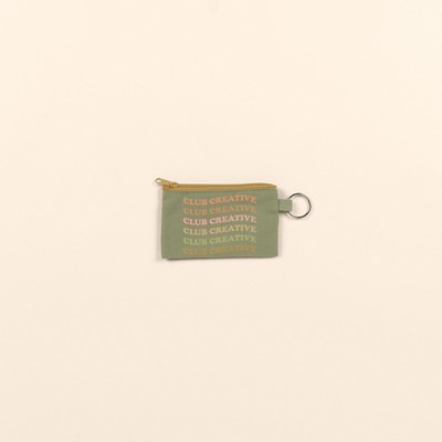 Penny Key Ring - 4CP Pigment Dyed Canvas