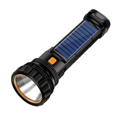 Solar/Rechargeable 1000 Lumens LED Flashlight