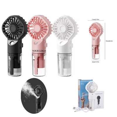 Small Personal USB Hand held Fan With Water Tank