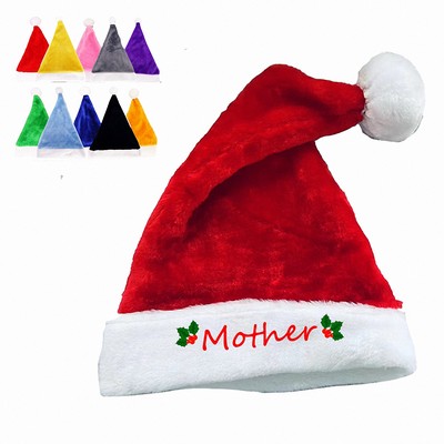 Christmas Plush Senta Hat