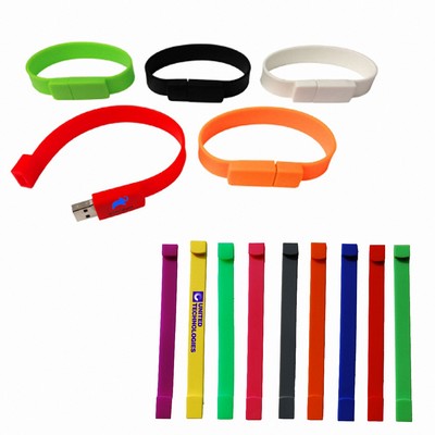 Silicone Wristband Flash USB Drive 1 GB