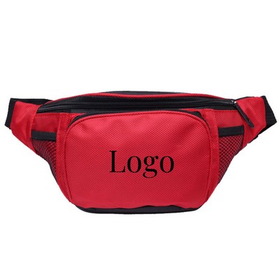 Nylon Crossbody Waist Bag Pack