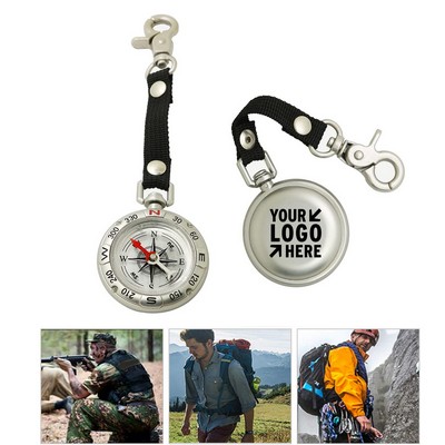 Zinc Alloy Survival Compass With Key Chain