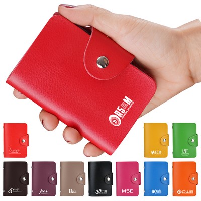 PU Leather Credit Card Holder