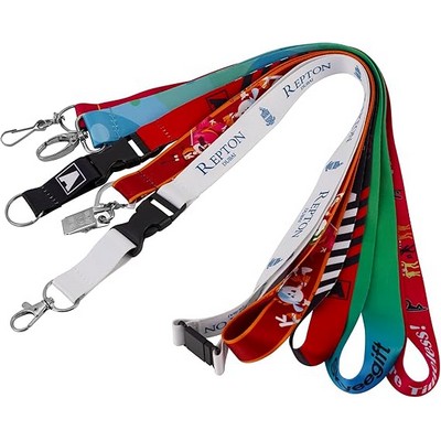 3/4" Full Color Sublimated Lanyard