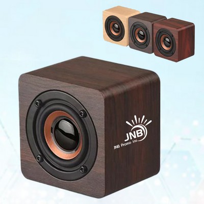 Wooden Remote Control Wireless Speaker