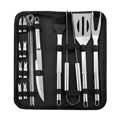 18pcs BBQ Grill Accessories Set