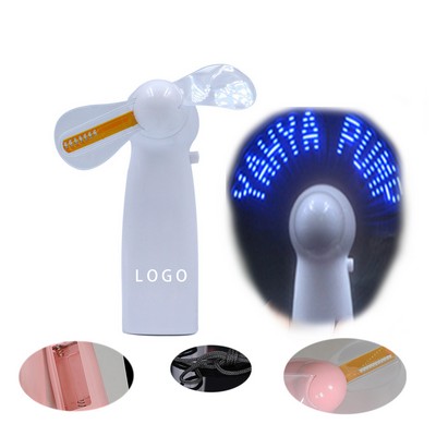 Office Handheld Fan Led Light