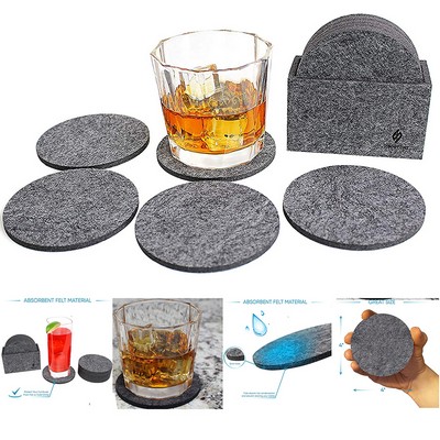 5 Pack Premium Coasters Set