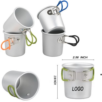 150ml Aluminum Mugs With Folding Handle