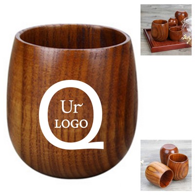 Wooden Drinking Tea Cup