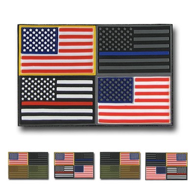 Rapid Dominance Tactical USA Flag Mini Rubber Patches