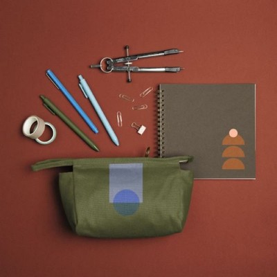 Jetsetter Small Colored Canvas w/Leather Tab