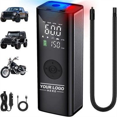 Wireless Car Tire Inflator Pump for Easy Tire Inflation