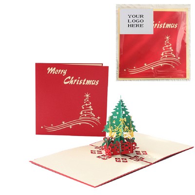 Christmas Tree 3D Greeting Card