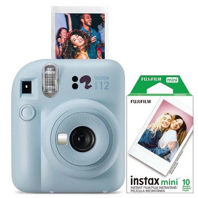 Fujifilm Instax Mini 12 Pastel Blue w/10 Exposures Film