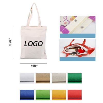 12 oz Cotton Portable Shopping Canvas Tote Bag