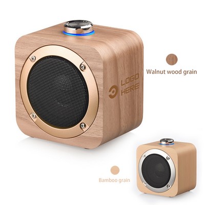 Wooden Mini Wireless Bluetooth Speaker