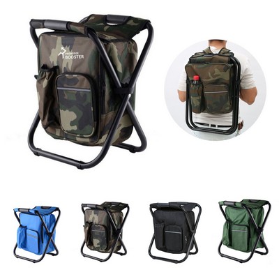 3 in 1 Cooler Backpack Foldable Fishing Chair