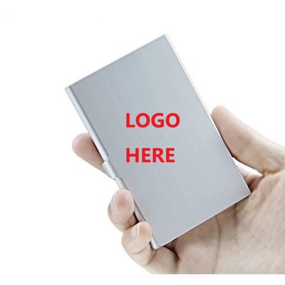 Light Aluminum Business Card Holder