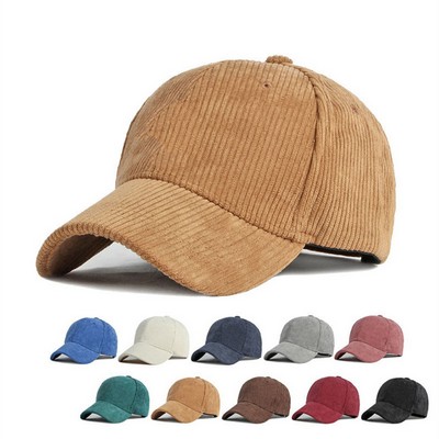 Cotton Corduroy Baseball Cap