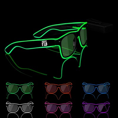 LED Glow-in-the-Dark Sunglasses