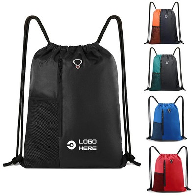 Drawstring Backpack Sports Gym Bag