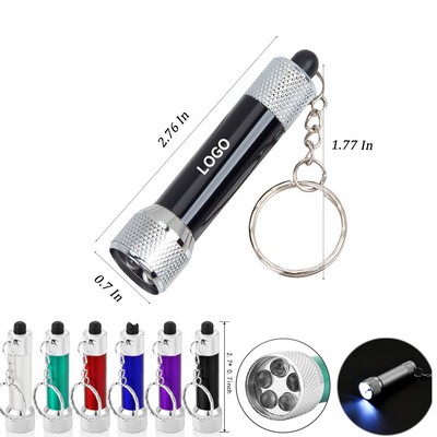 5 LED Aluminum Keychain