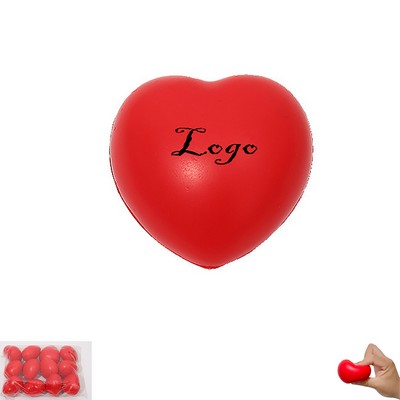 Red Heart Reliever Squeezing Ball