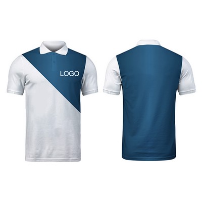 Custom Full Color Dye Sublimation Performance Polo Shirt