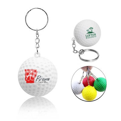 Golf Stress Reliever Keychain