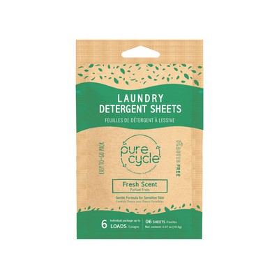 Pure Cycle Laundry Detergent Sheets