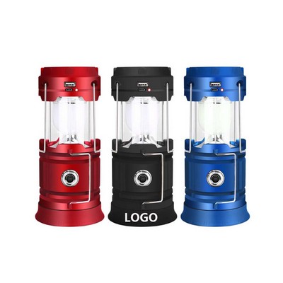 Rechargeable Led Camping Lantern W/ Usb Output