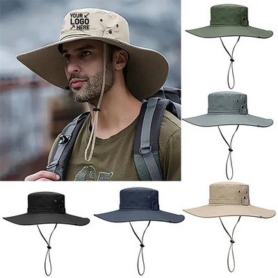 Bucket Hat Wide Brim UV Protection