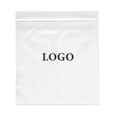 Zip Lock Printed Bags 2 Mil. (Ink Imprinted) 8" x 8"