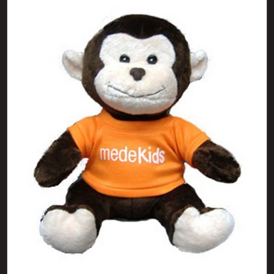 Quincy Monkey Stuffed Animal w/Shirt