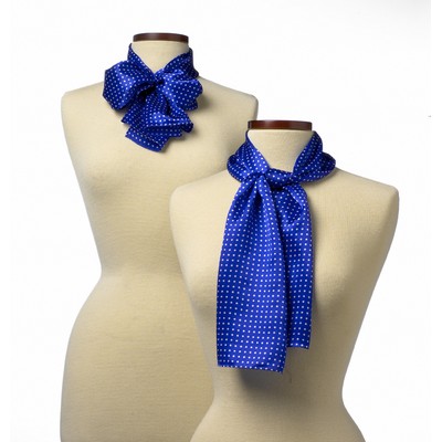 Royal Blue Newport Polyester Scarf - 8"x45"