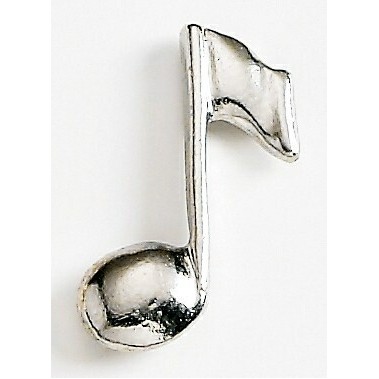 Music Note Marken Design Quick Ship Cast Lapel Pin (Up To 7/8")