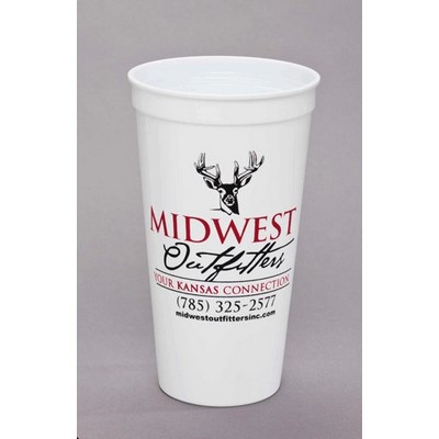 Smooth White Stadium Cup