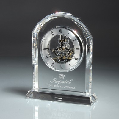 Optic Crystal Desk Clock