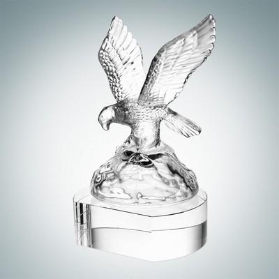 Soaring Eagle Award w/ Clear Crystal Base