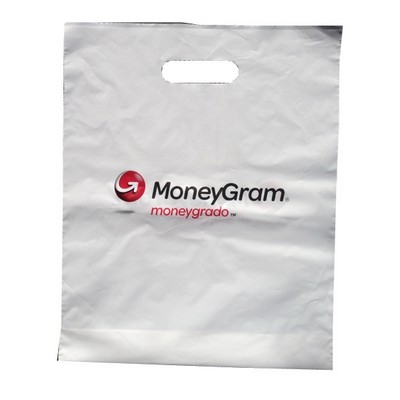 15" x 18" Die Cut Handle Plastic Bag