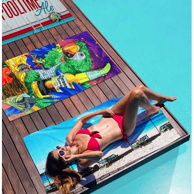 Custom Fiber-Reactive Beach Towel (40" x 70" - 20# per dozen weight)