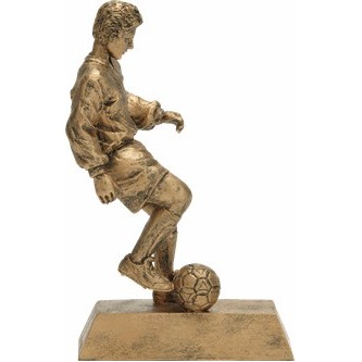 Signature Series Gold Male Soccer Figure - 8"