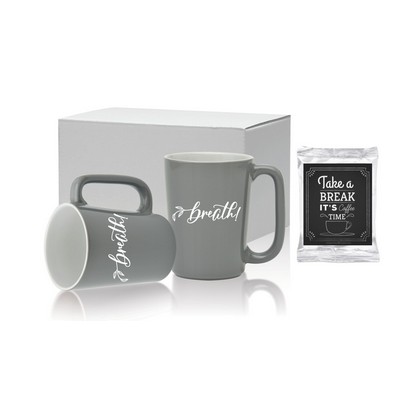 Coffee or Cocoa Break Mug Set