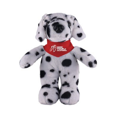 Soft Plush Stuffed Dalmatian with Bandana